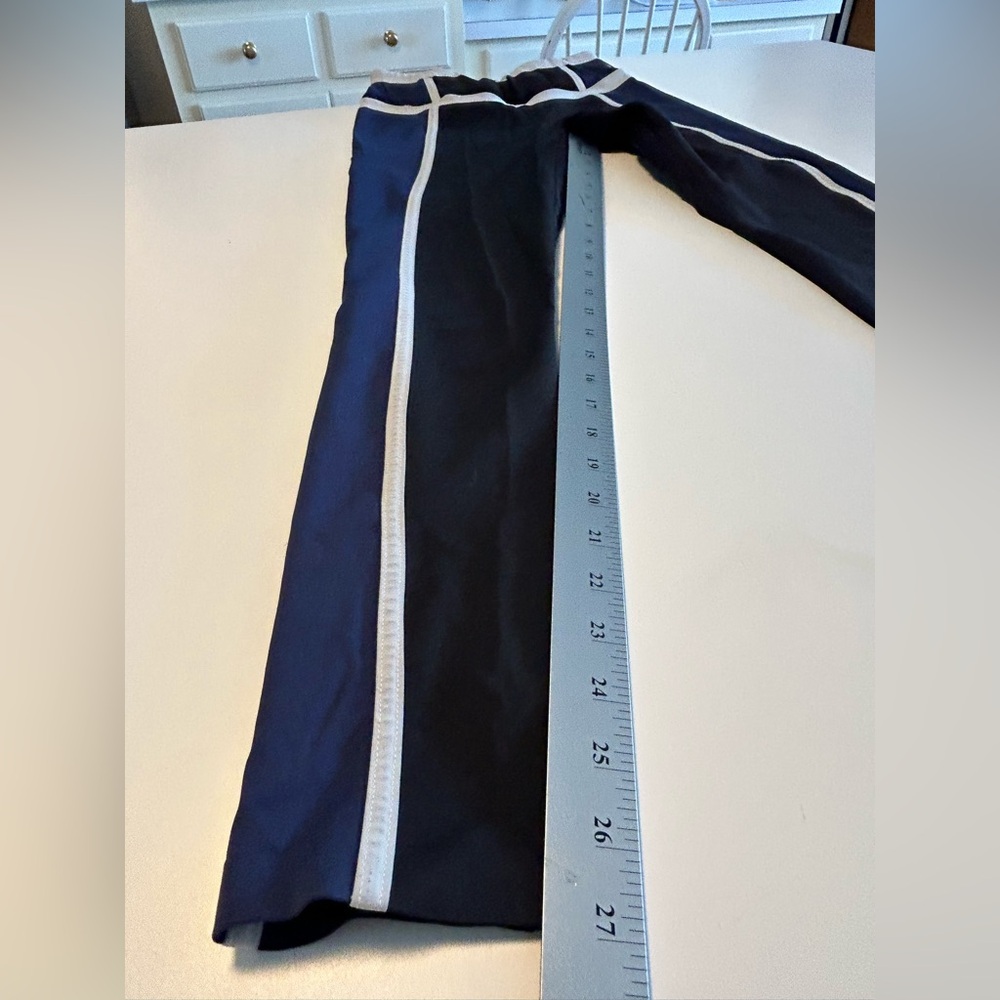 Ernest Leoty - Corset high-rise leggings, Black, Navy, White, Sz S - Picture 7 of 12